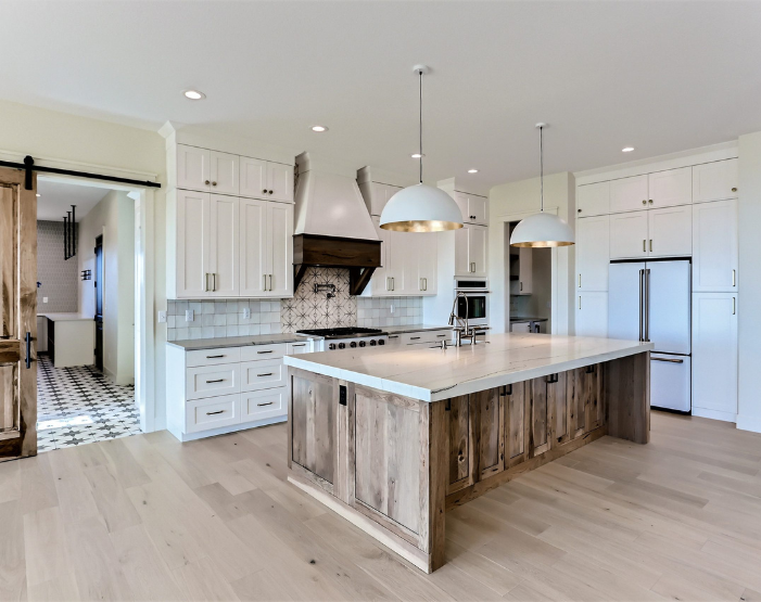 kitchen with white cabinetry from Loveland Design